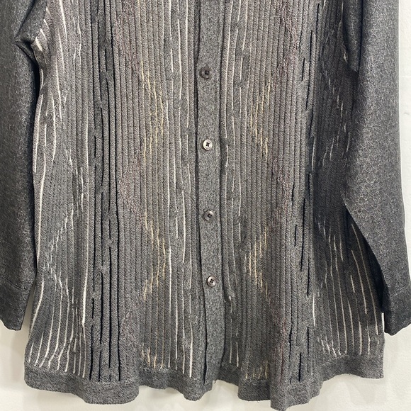 Michael Irvin 88 4XL Button Down Shirt Art to Wear Gray - Picture 5 of 11